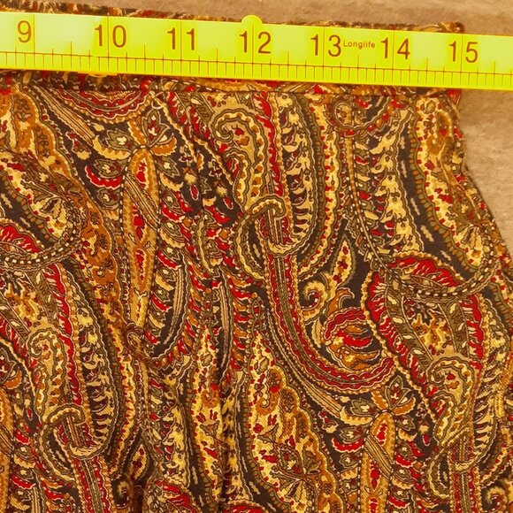 Koret Woman's Ankle Length Skirt Size 12, Fall colors, Zip/Button, Pockets - Picture 6 of 7